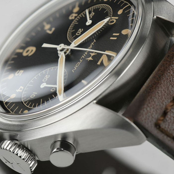 Hamilton H76409530 Khaki Aviation Pilot Pioneer Mechanical Chrono