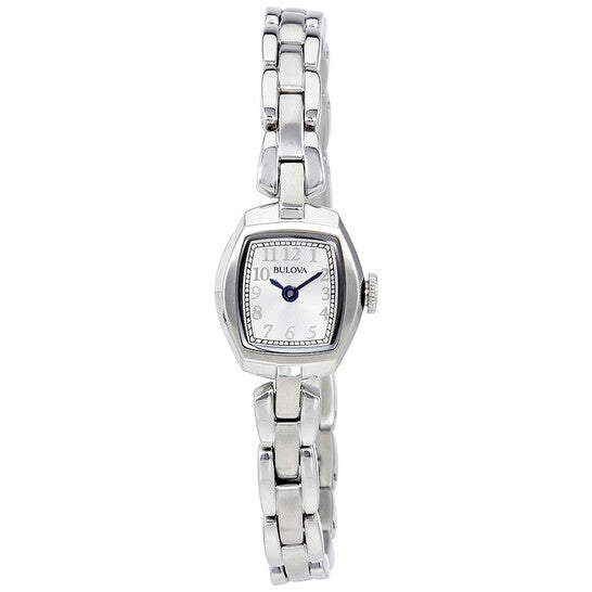 Bulova Silver Dial Stainless Steel Ladies Watch Watch 96L221