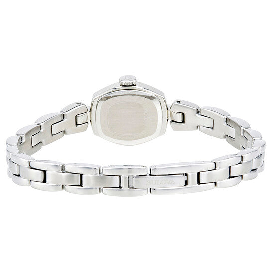 Bulova Silver Dial Stainless Steel Ladies Watch Watch 96L221