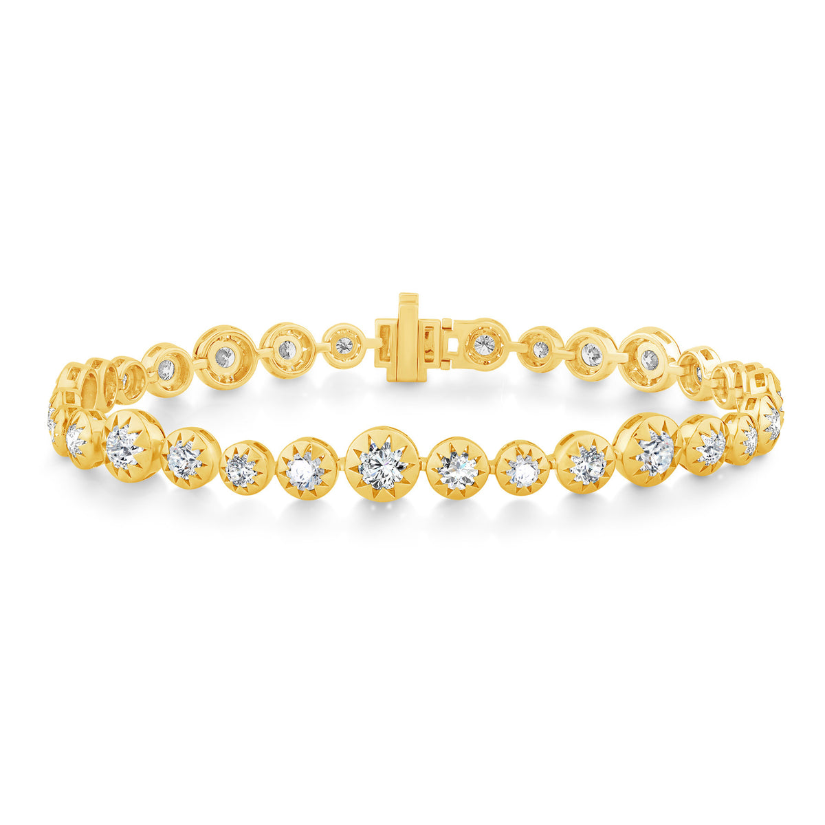 14K Gold & Diamond Stellaris Link Bracelet FB1001Y