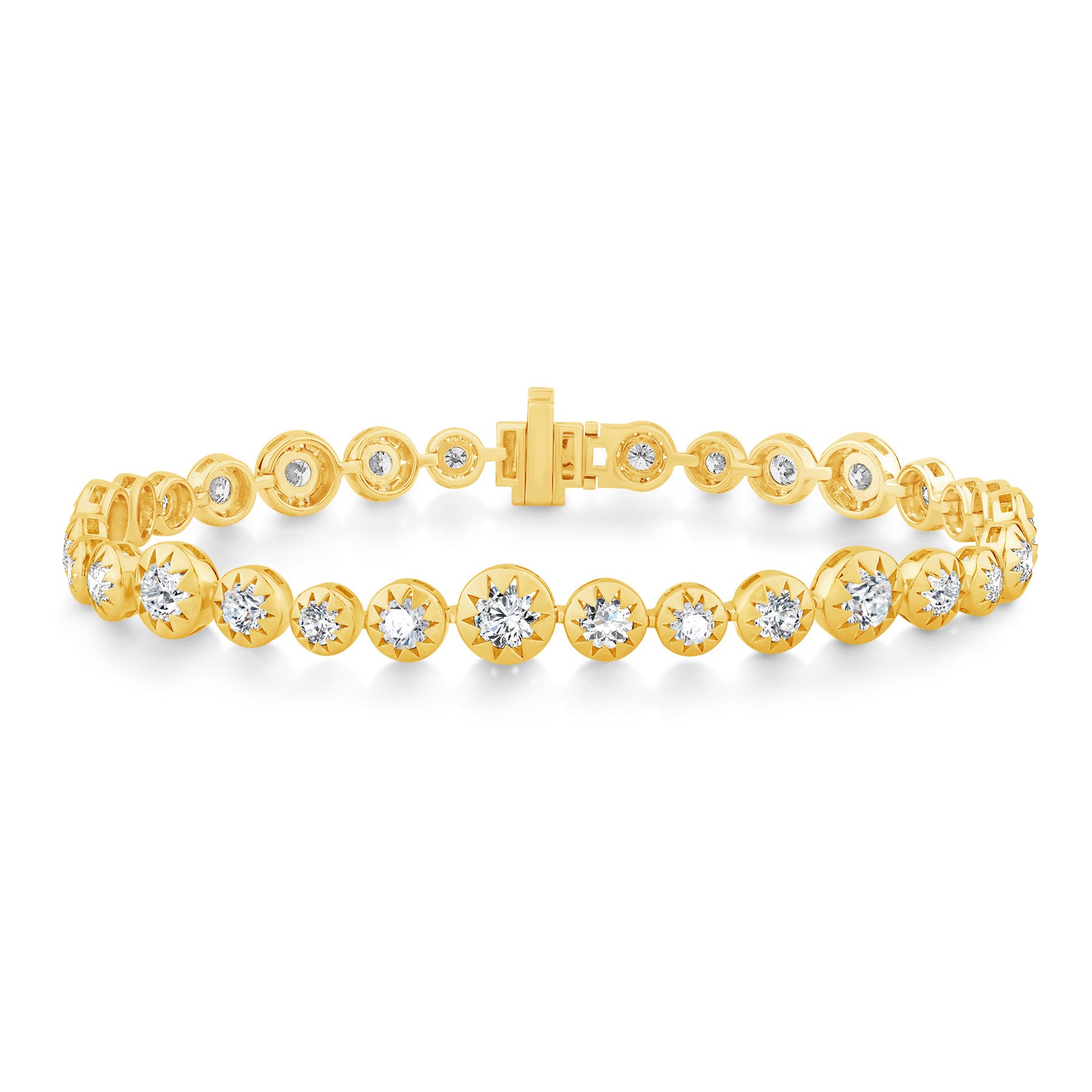 14K Gold & Diamond Stellaris Link Bracelet FB1001Y