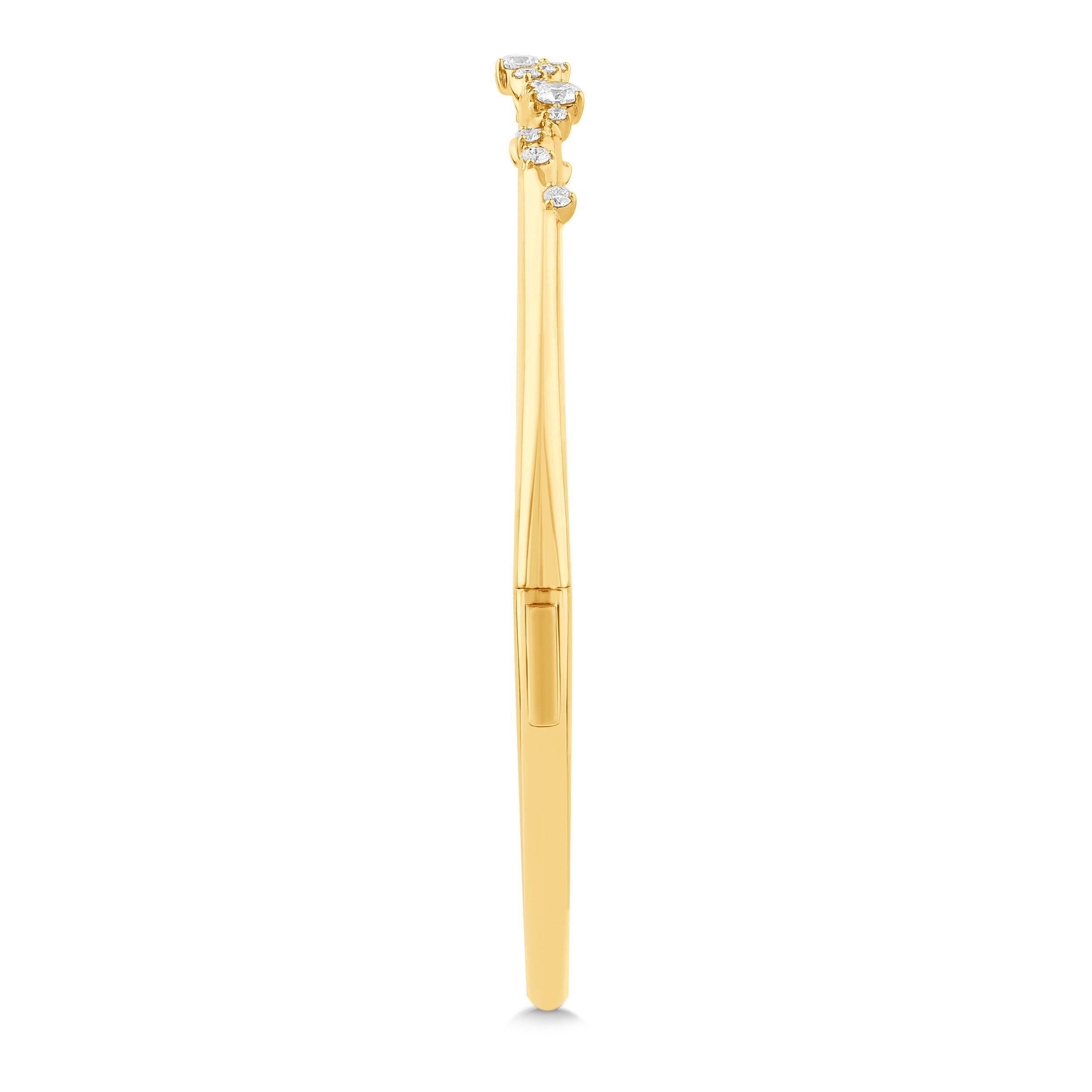 14K Gold & Diamond Druzy Bangle FB1006Y