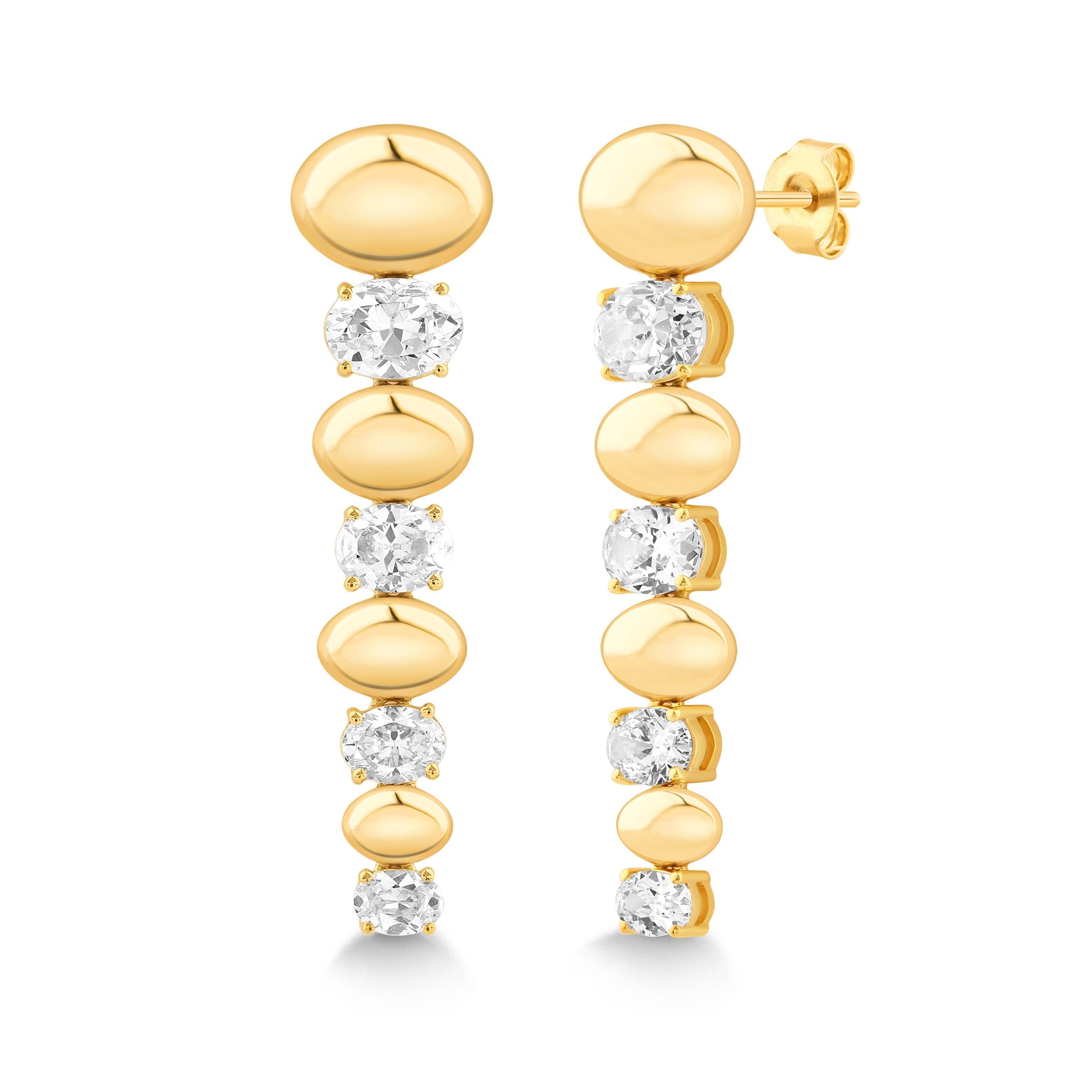 14K Gold & Diamond Odyssey Earrings FE1005Y