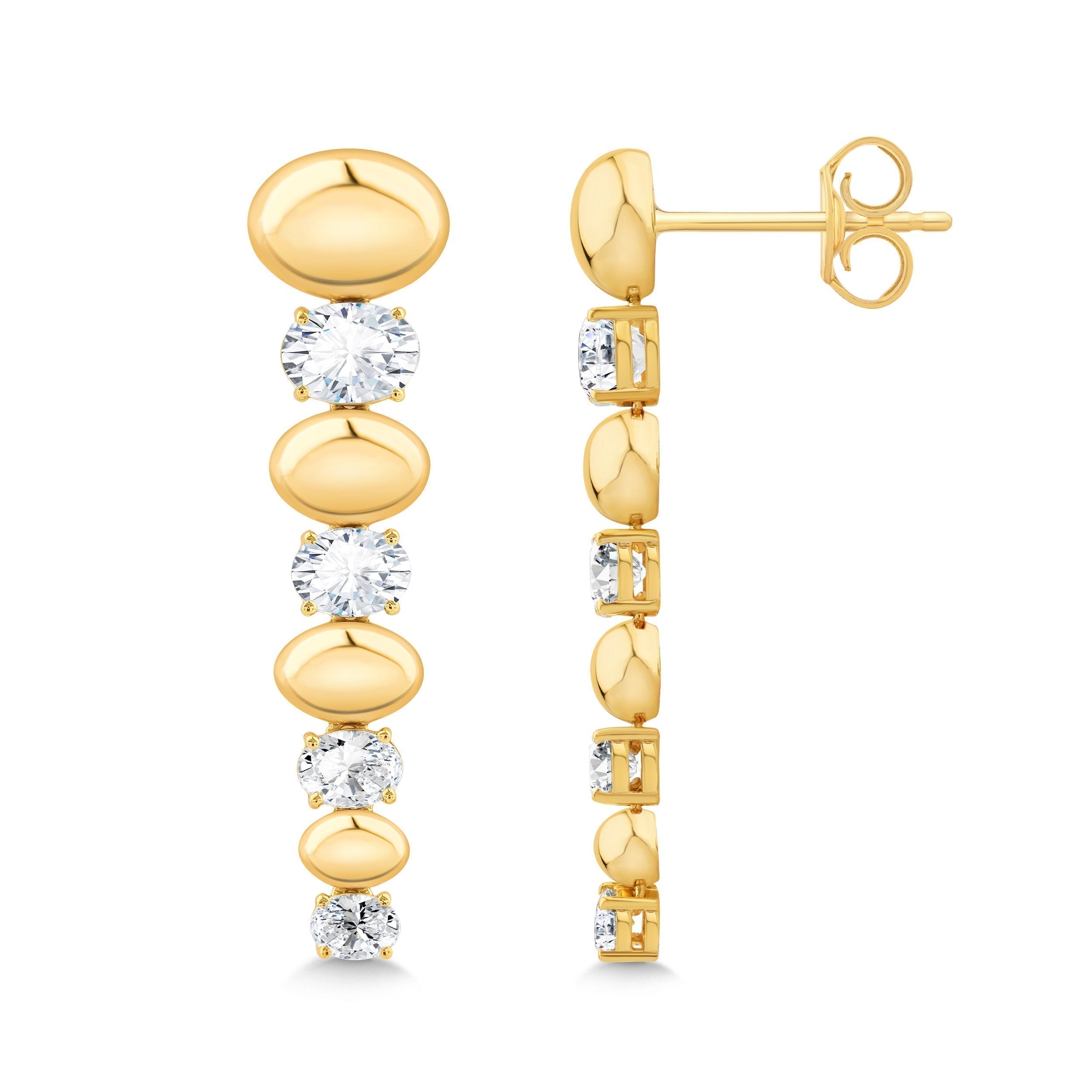14K Gold & Diamond Odyssey Earrings FE1005Y