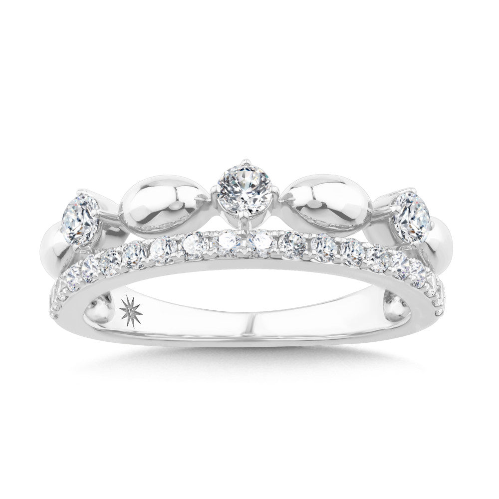 14K White Gold & Diamond Odyssey Ring FR1002W