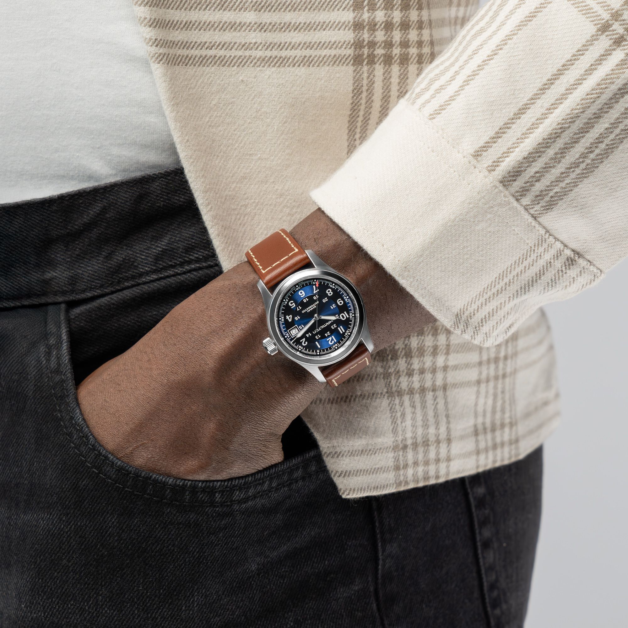 Khaki Field Auto 38mm Automatic 38mm H70455540