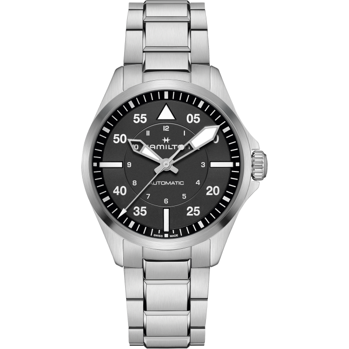 Khaki Aviation Pilot Auto 39Mm H76305130
