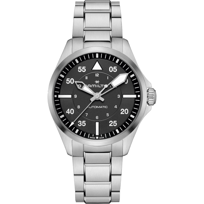 Khaki Aviation Pilot Auto 39Mm H76305130