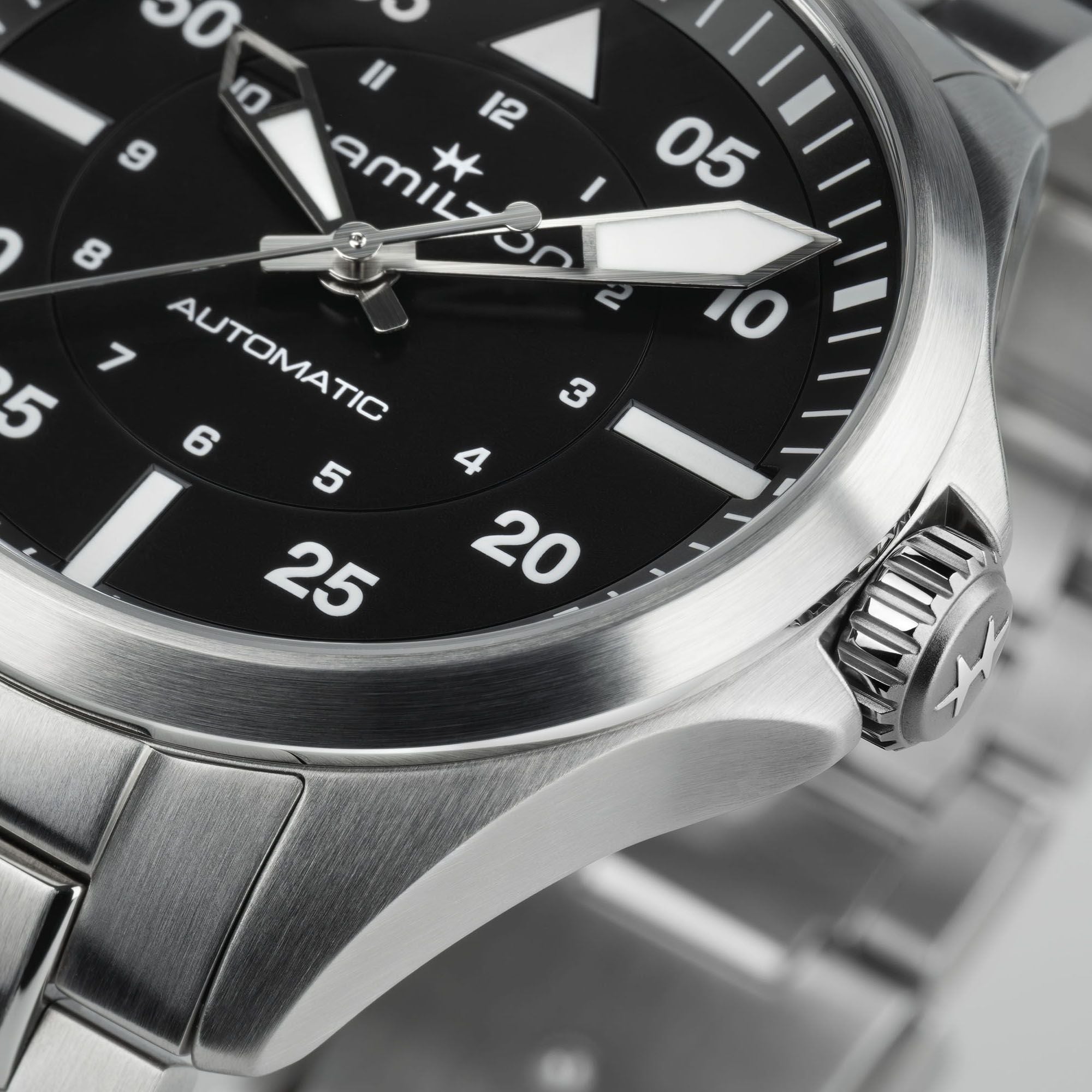 Khaki Aviation Pilot Auto 39Mm H76305130