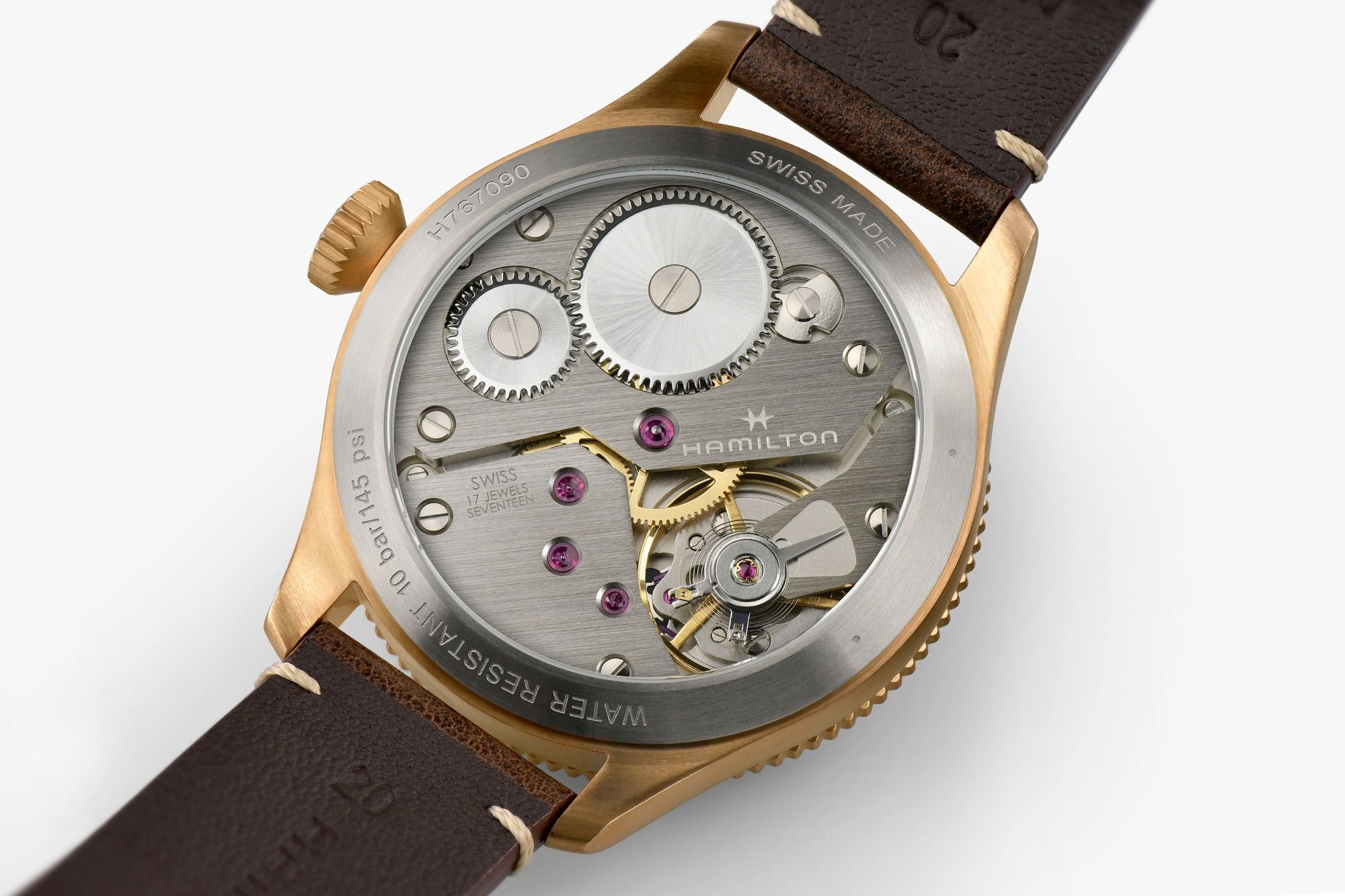 Hamilton Khaki Aviation Pilot Pioneer Mechanical Bronze 43mm H76709510
