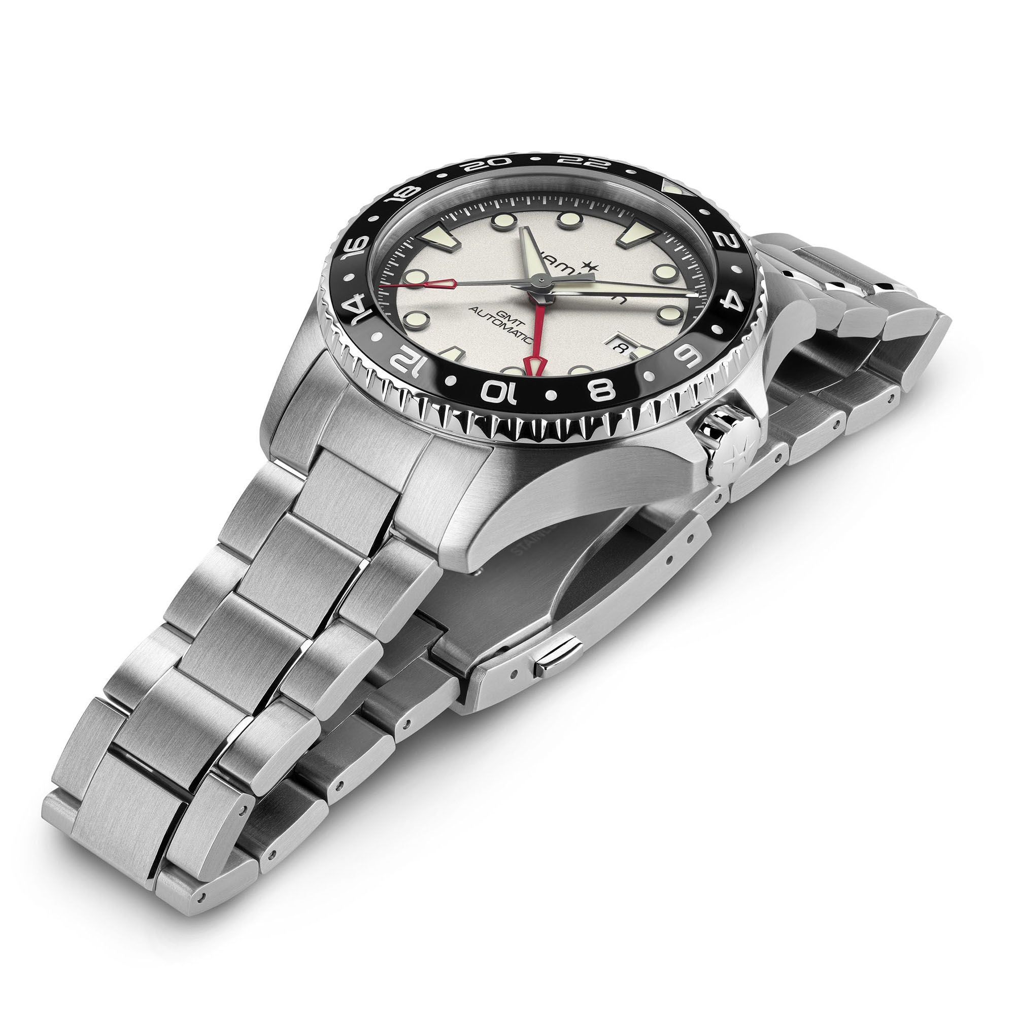 Khaki Navy Scuba Automatic Gmt 43Mm H82555150