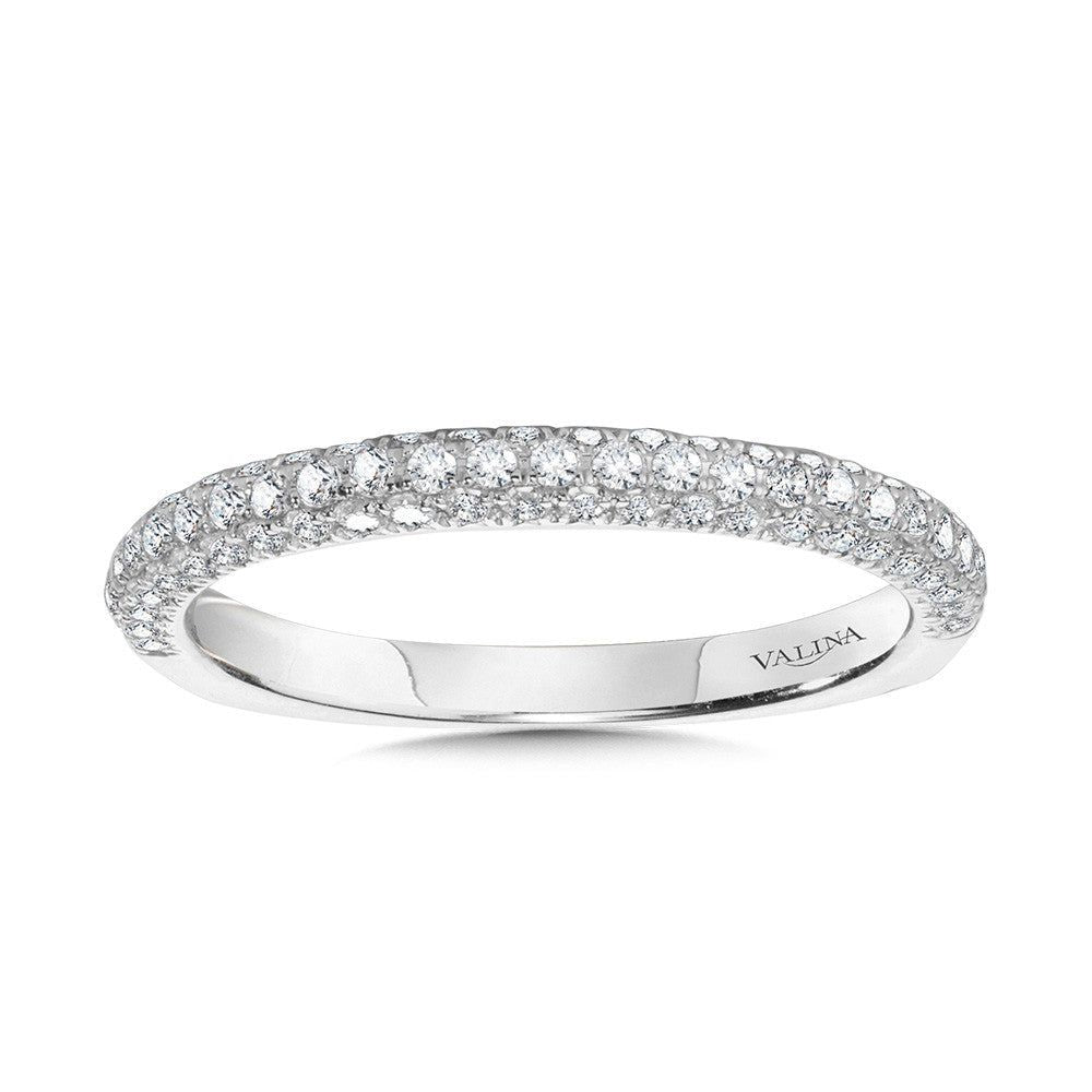 Valina Pave-Set Diamond Wedding Band R2217BW