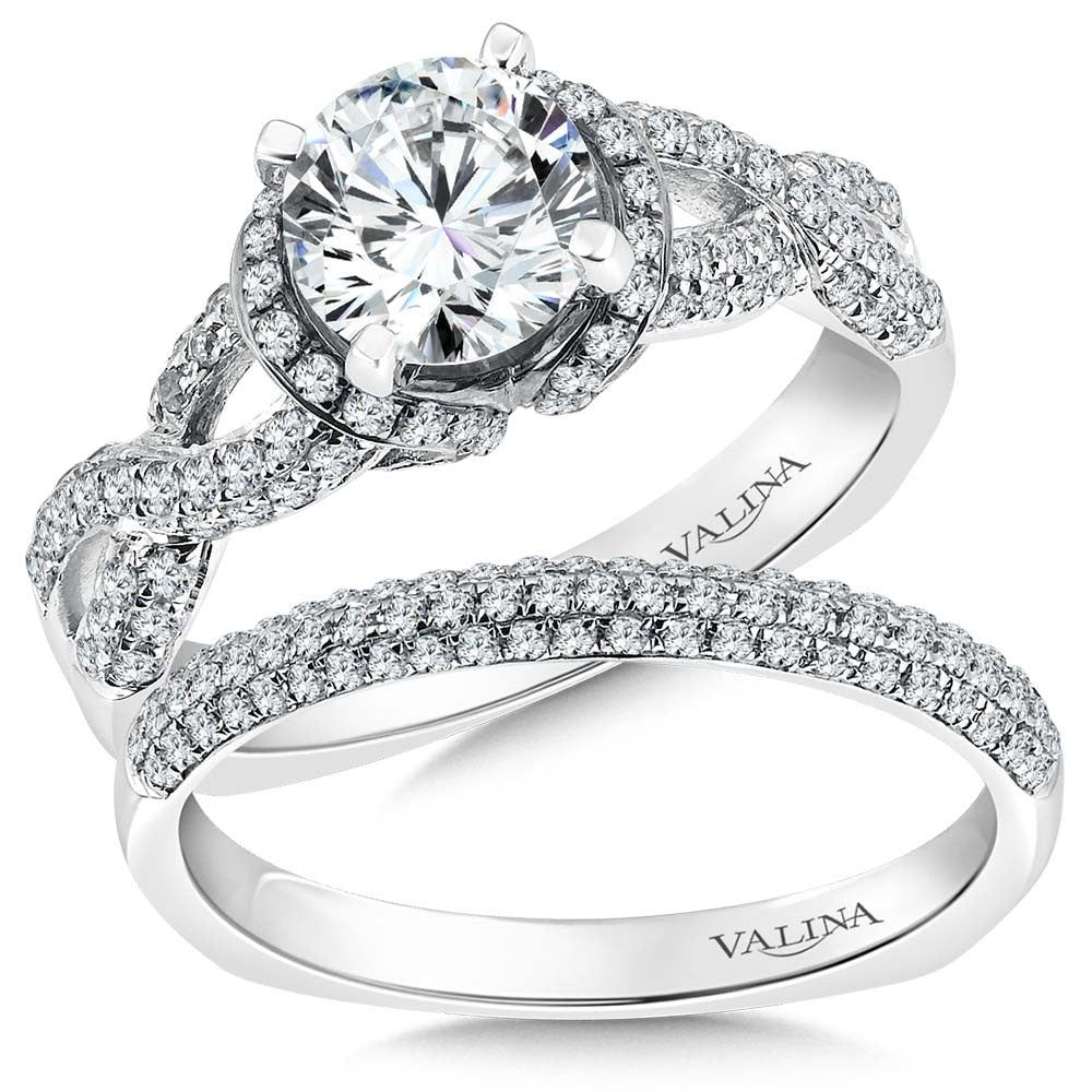 Valina Spiral Style Engagement Ring R090W