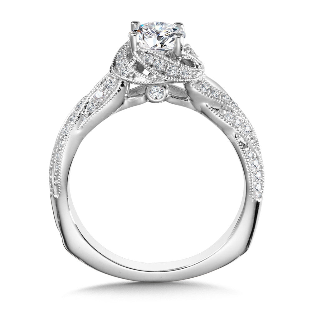 Valina Diamond Halo Style Engagement Ring R1006W