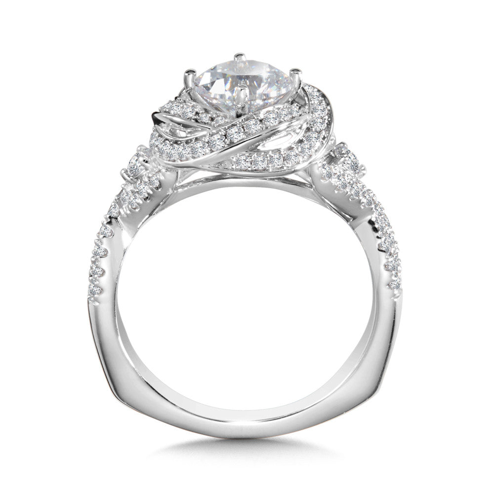 Valina Halo Style Diamond Engagement Ring R1011W