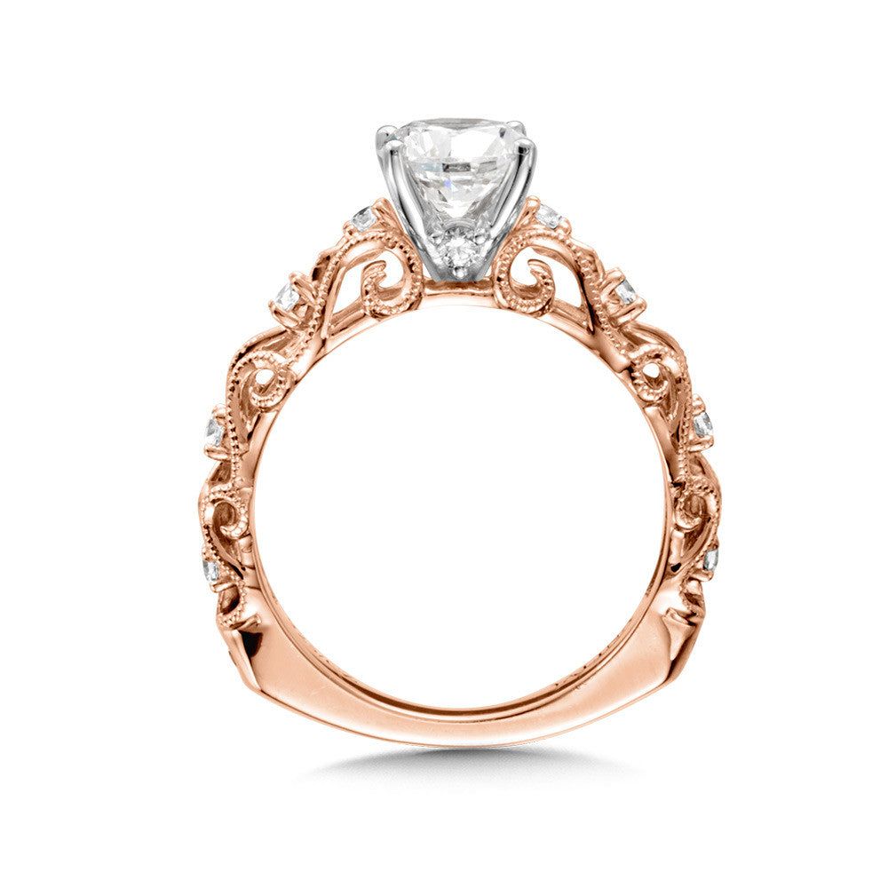 Valina Vintage Engagement Ring R1017P