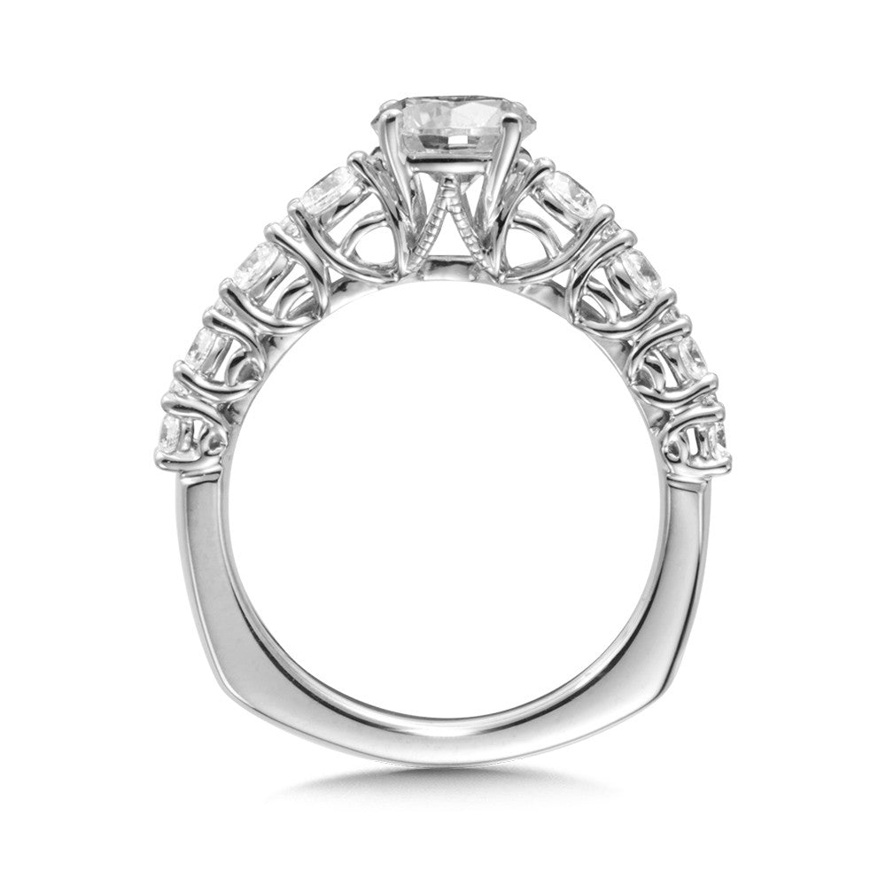Valina Round Diamond Engagement Ring R1023W
