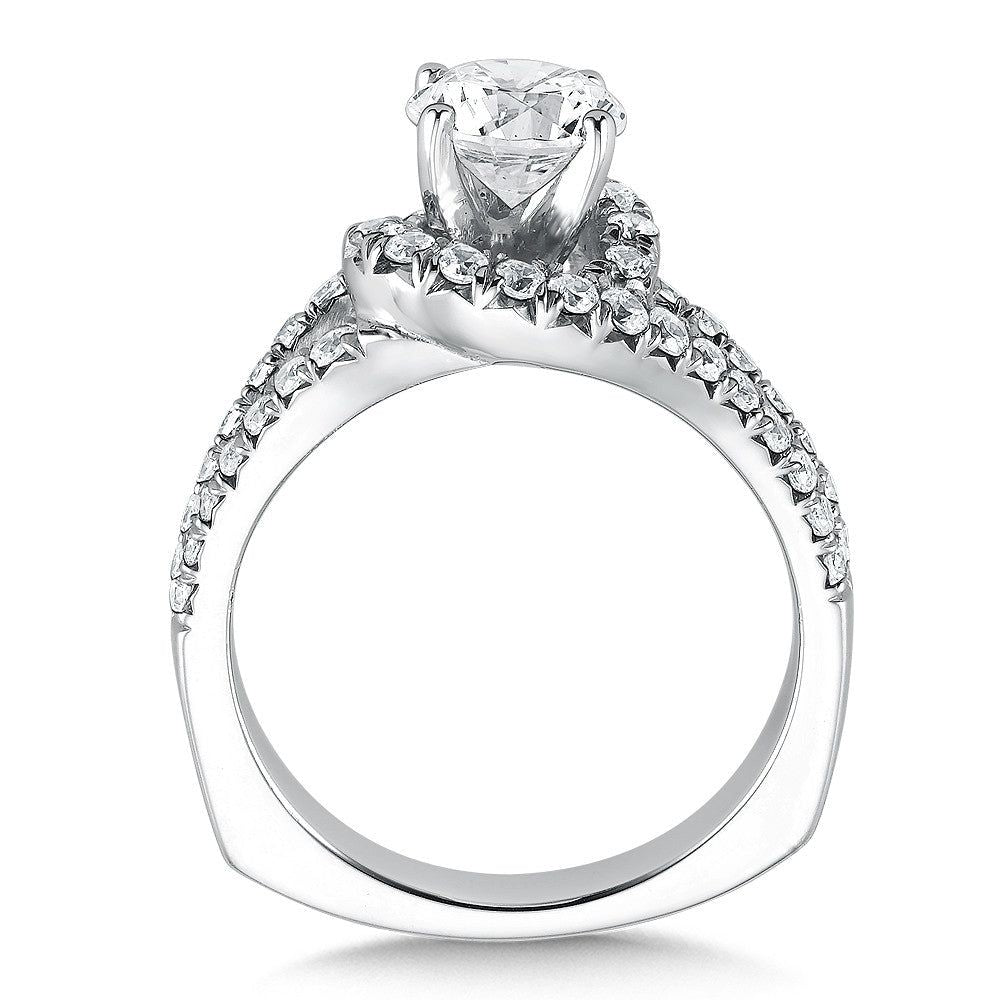 Valina Diamond Split Shank Style Engagement Ring R142W