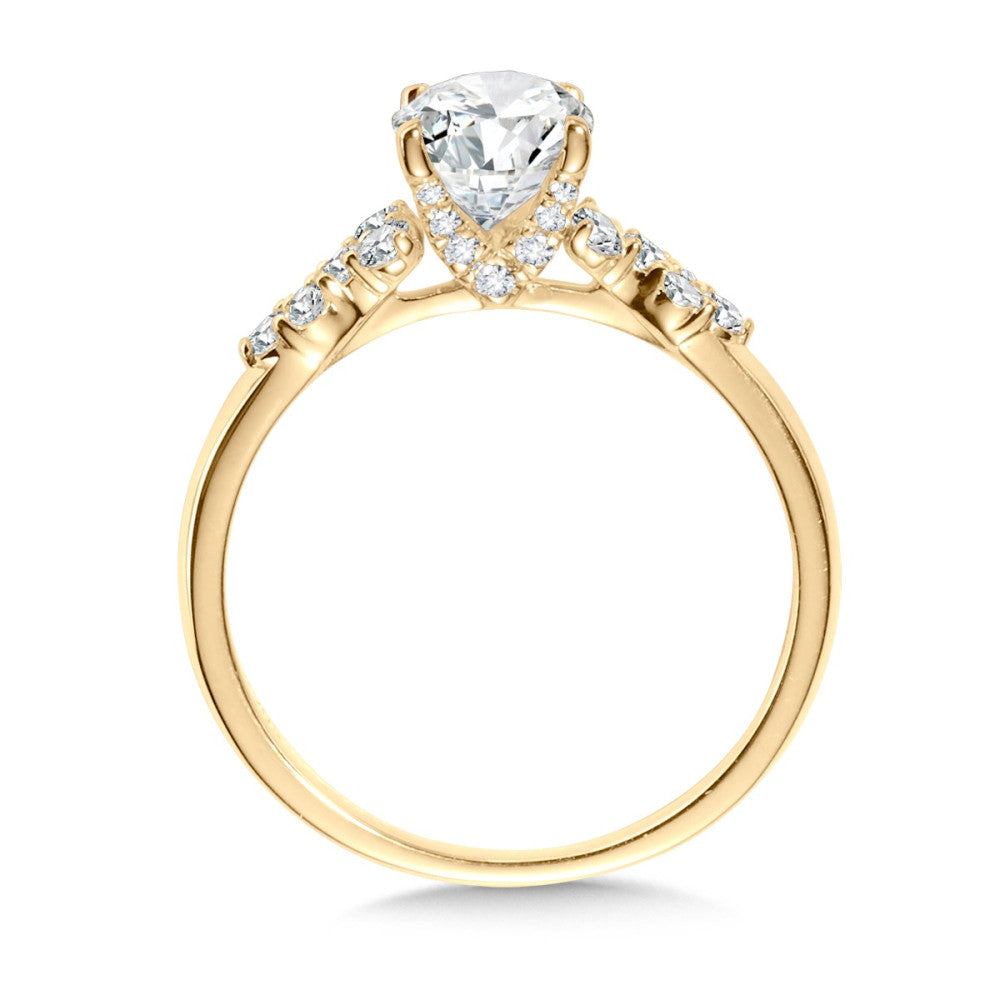 Oval-Cut Diamond Engagement Ring R2457Y-SR