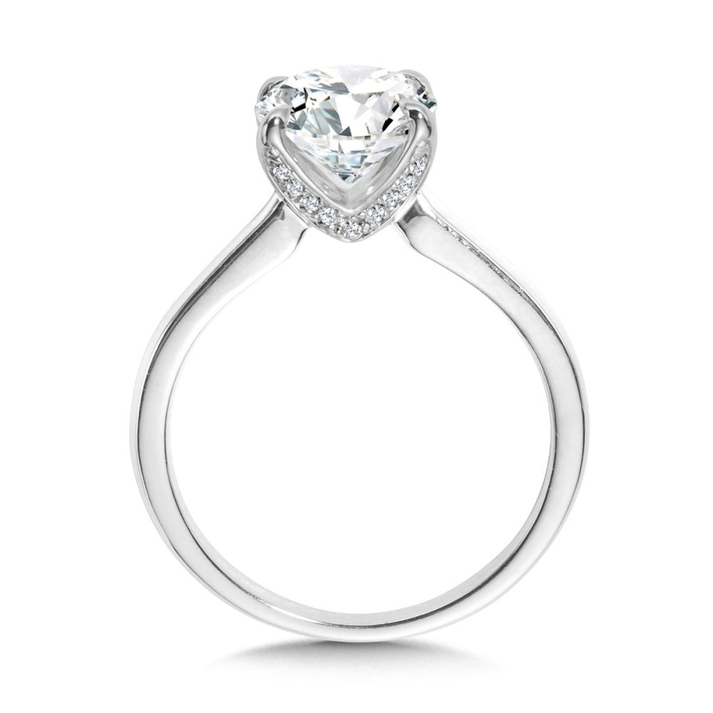 Valina Diamond Solitaire Engagement Ring R2496W-SR