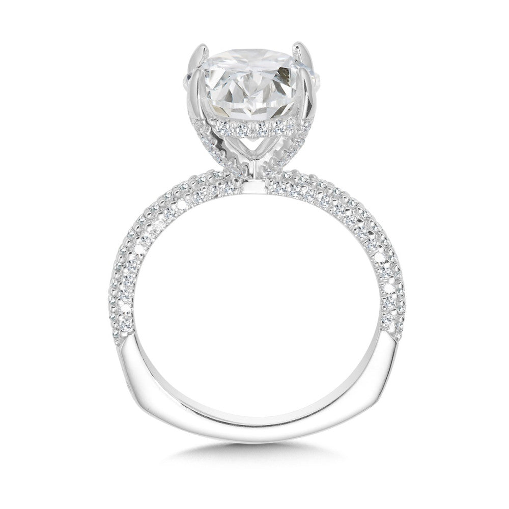 Valina Straight Diamond Engagement Ring R2504W