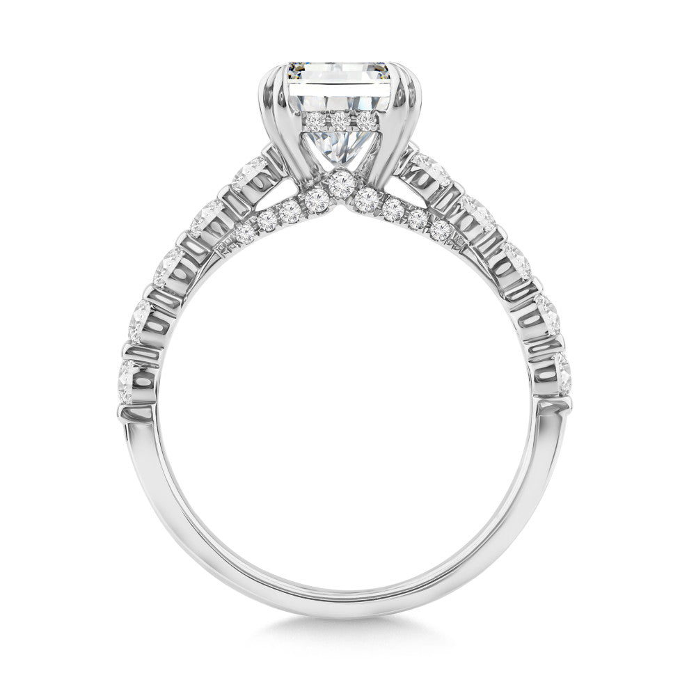 Valina Radiant-Cut Diamond Engagement Ring R2550W-SR