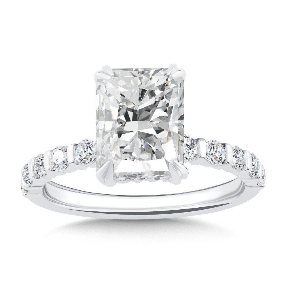 Valina Radiant-Cut Diamond Engagement Ring R2550W-SR