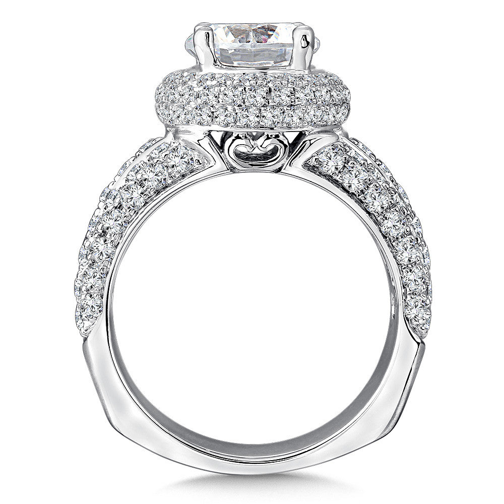Valina Statement Halo Engagement Ring R9259W