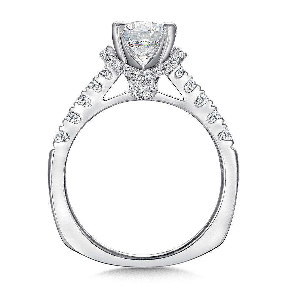 Valina Halo Style Diamond Engagement Ring R9299W