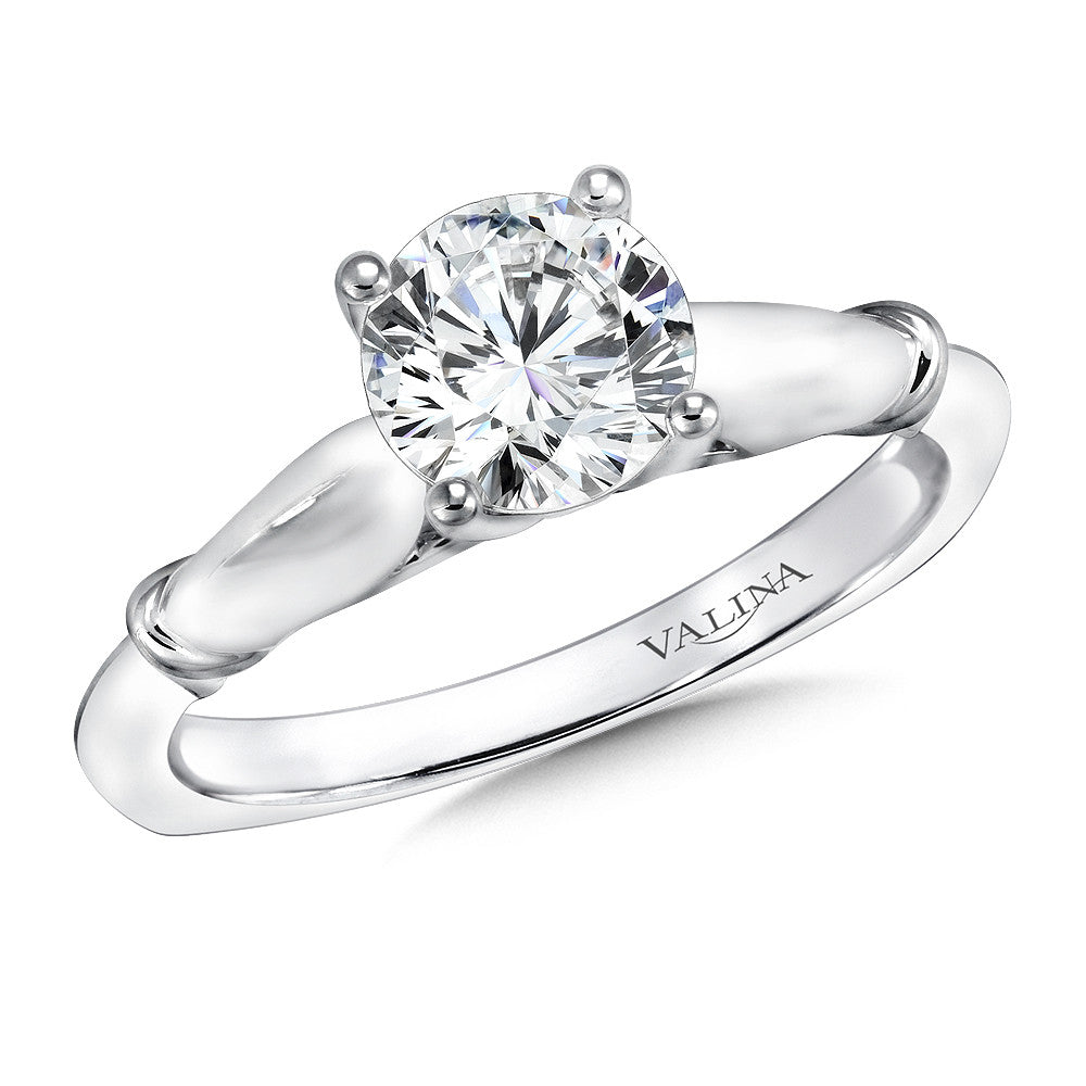 SOLITAIRE DIAMOND ENGAGEMENT RING R9424W-1.0