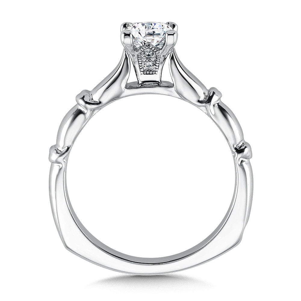 SOLITAIRE DIAMOND ENGAGEMENT RING R9431W-.625