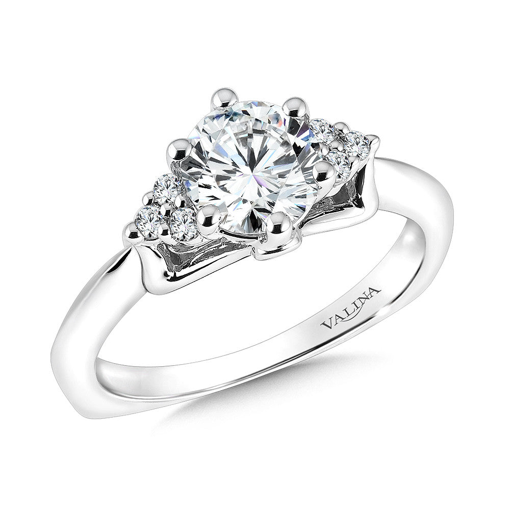 6-PRONG DIAMOND ENGAGEMENT RING R9593W