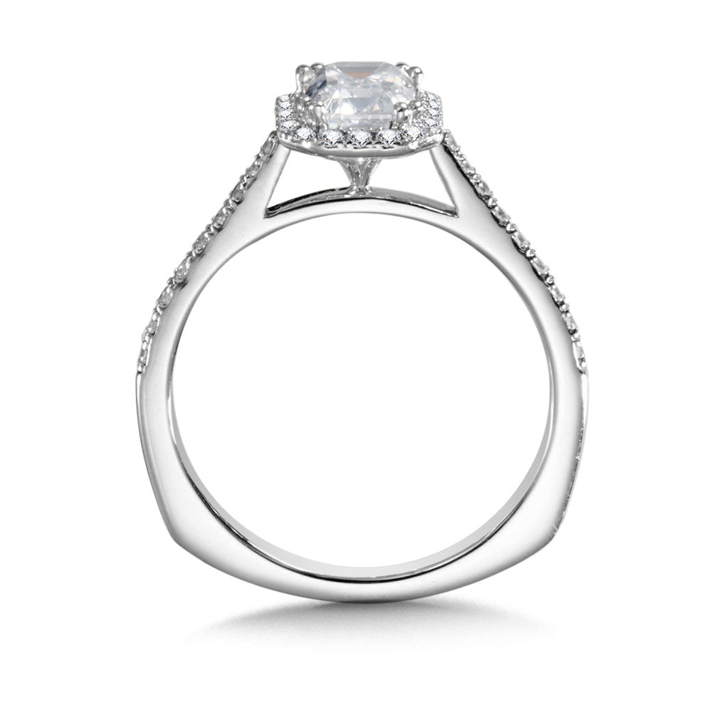 Valina Diamond Halo Engagement Ring R9991W