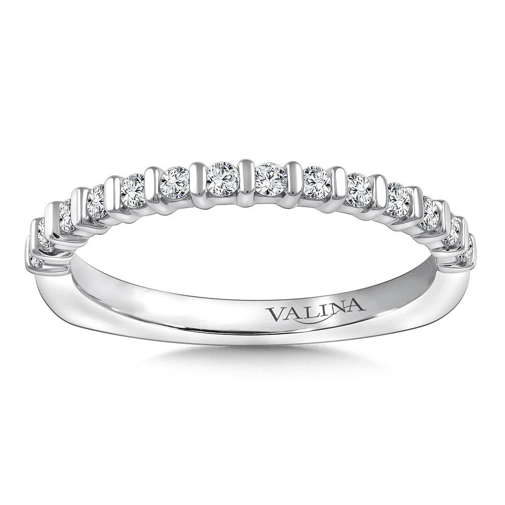 Valina Stackable Bar-Set Diamond Wedding Band RS9811BW