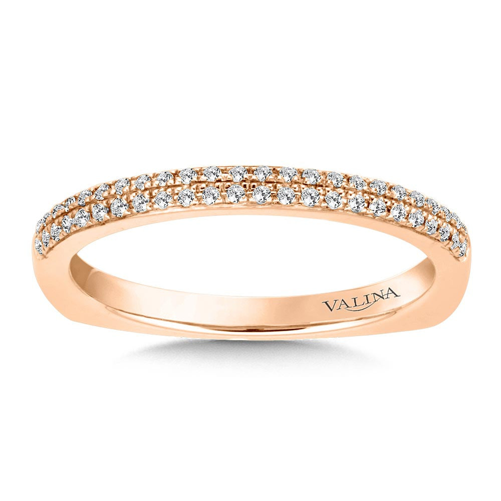 Valina Straight Stackable Diamond Wedding Band RS9833BP