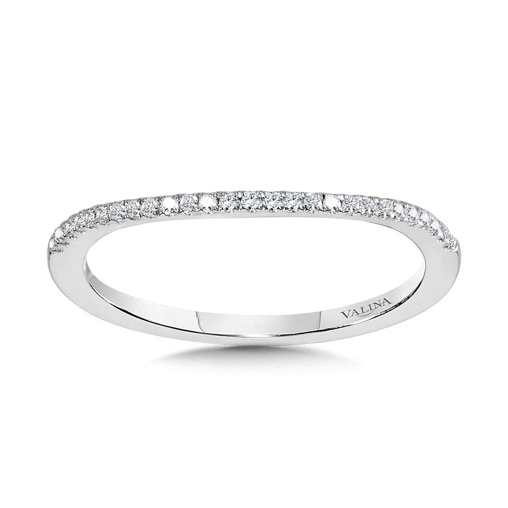 Valina Straight Diamond Wedding Band R2260BW-SR