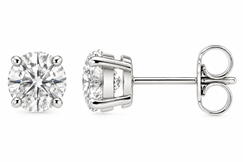 14K 0.50CT Certified Lab Grown Diamond Earring ( IGI Certified ) 64435
