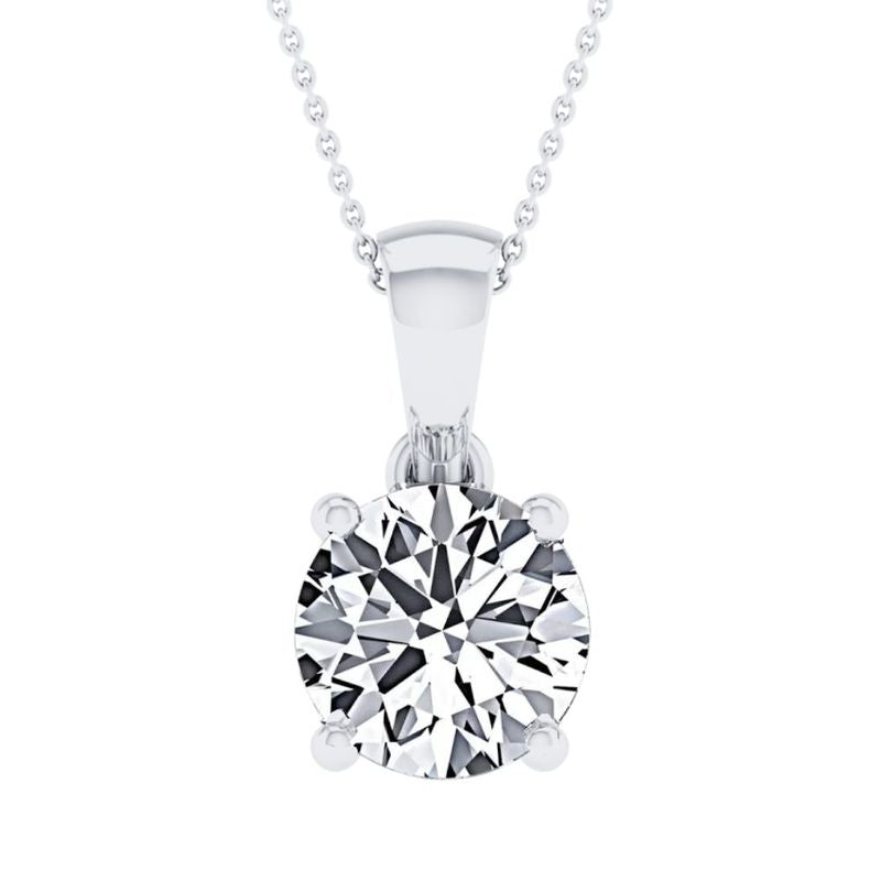 14K 0.50CT Certified Lab-Grown Diamond Pendant (IGI Certified) 68548