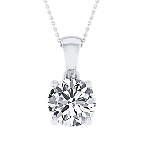 14K 0.50CT Certified Lab-Grown Diamond Pendant (IGI Certified) 68548
