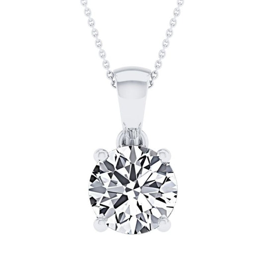 14K 0.50CT Certified Lab-Grown Diamond Pendant (IGI Certified) 68548