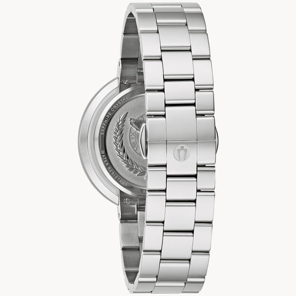 Bulova 96L306 Rubaiyat White Dial Silver 40mm Ladies