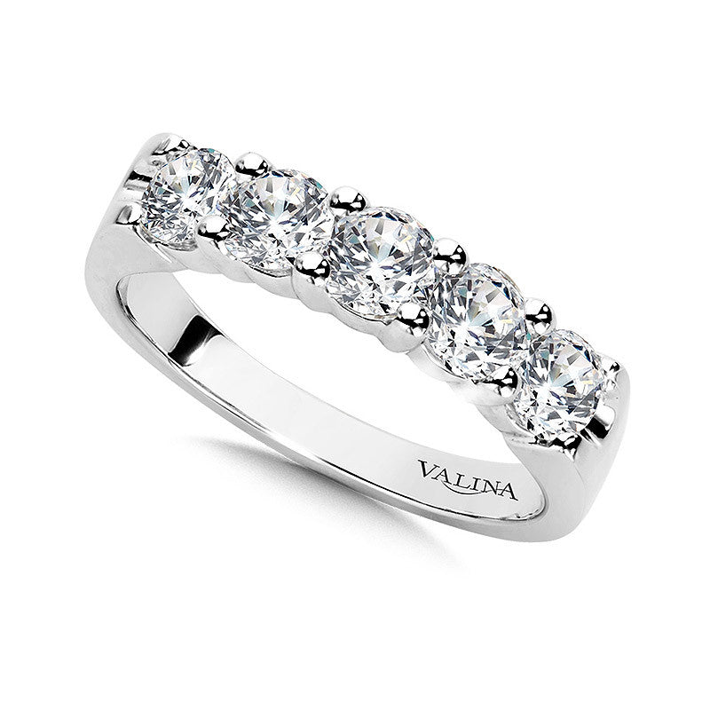 Valina 1.25 Carat 5-Stone Statement Diamond Wedding Band WBD011-W