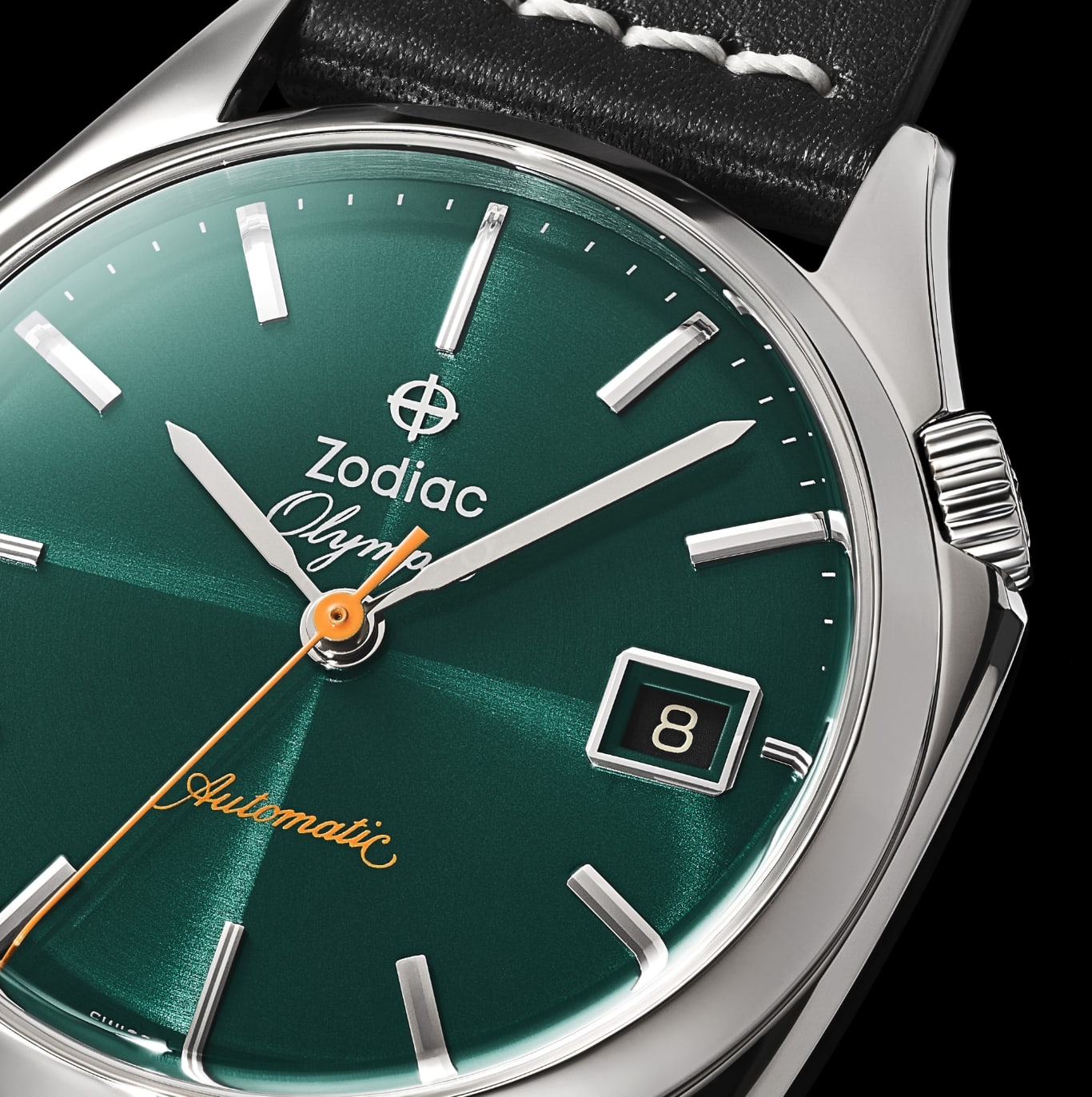 Zodiac Dress Olympos Automatic Leather Watch ZO9714
