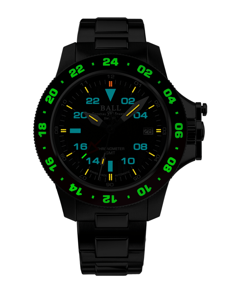 Ball Engineer Hydrocarbon AeroGMT II Meteorite Watch DG2118C-S22C-MBK
