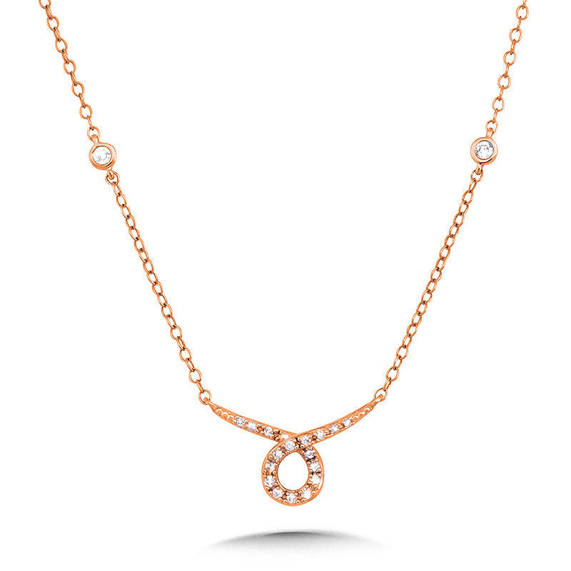 OPEN-INFINITY DIAMOND ENHANCER NECKLACE PDD3089-P