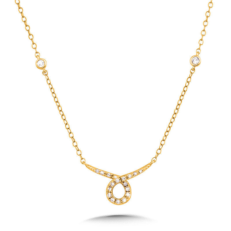 OPEN-INFINITY DIAMOND ENHANCER NECKLACE PDD3089-Y