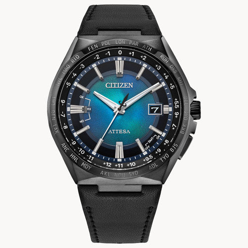 Citizen CB0215-18L Attesa Blue Dial Atomic Timekeeping Super Titanium