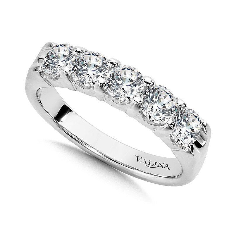Valina 1.5 Carat 5-Stone Diamond Wedding Band WBD012-W