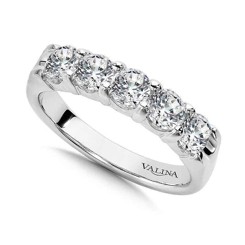 Valina 1.5 Carat 5-Stone Diamond Wedding Band WBD012-W