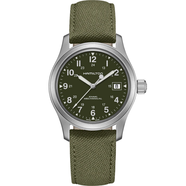 Hamilton H69439363 Khaki Field Officer Mechanical Green